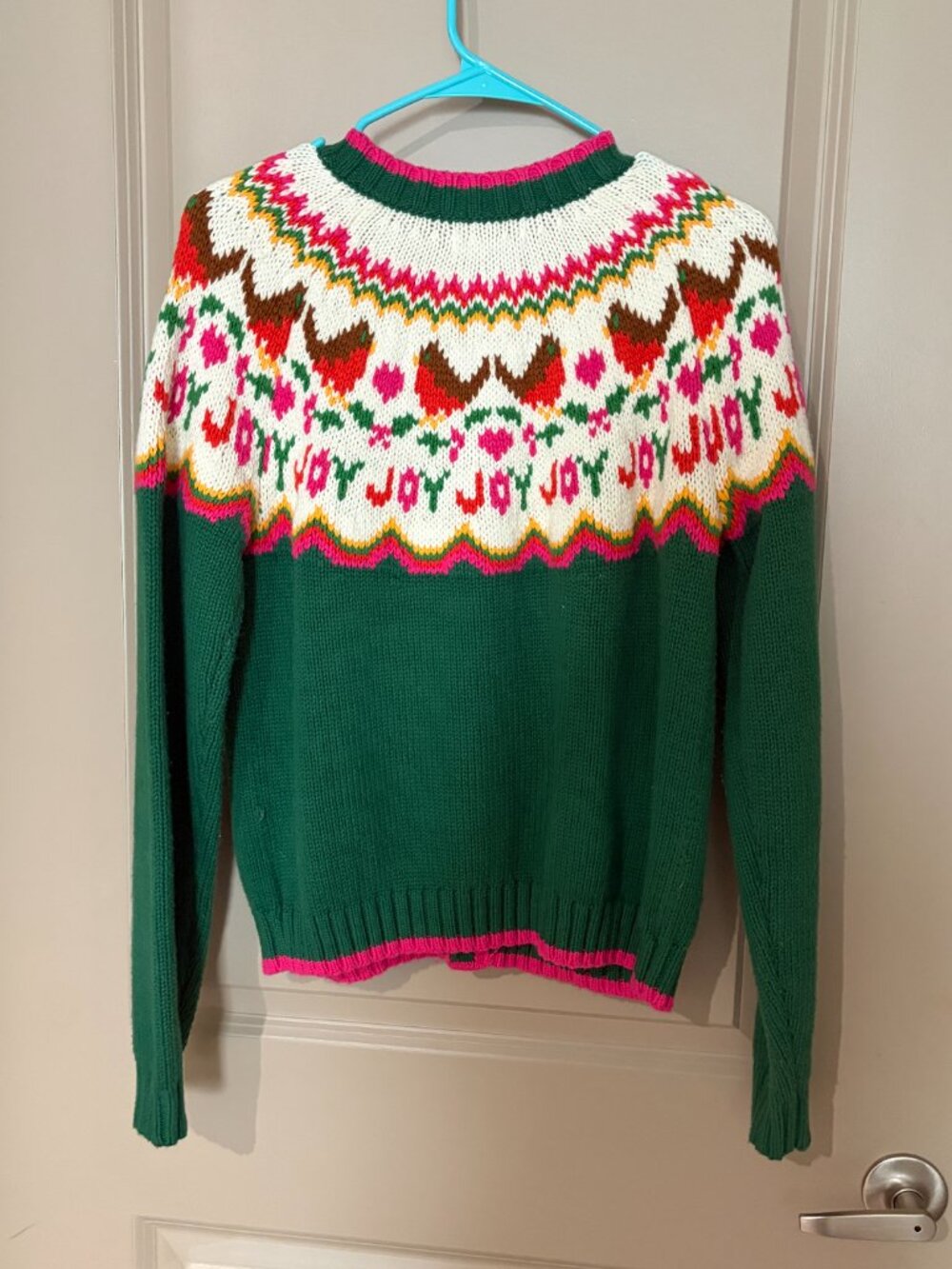 Lands' End Christmas Fair Isle Sweater Small - Picture 2 of 5
